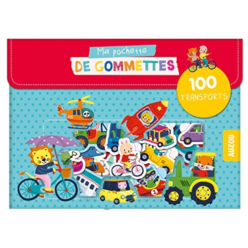 MA POCHETTE DE GOMMETTES - 100 GOMMETTES LES TRANSPORTS: 100 TRANSPORTS