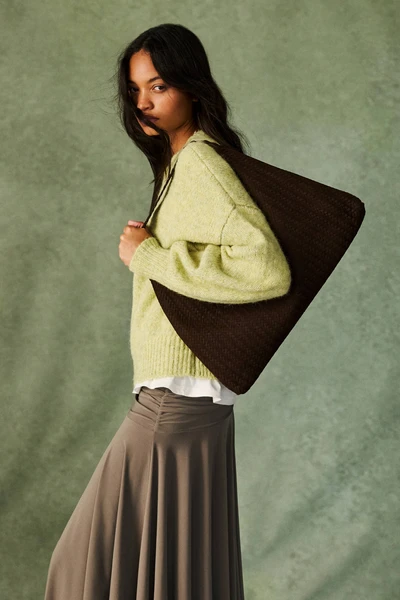 Sac cabas tressé