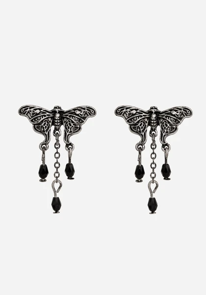 Rowan Moth Drop Earrings