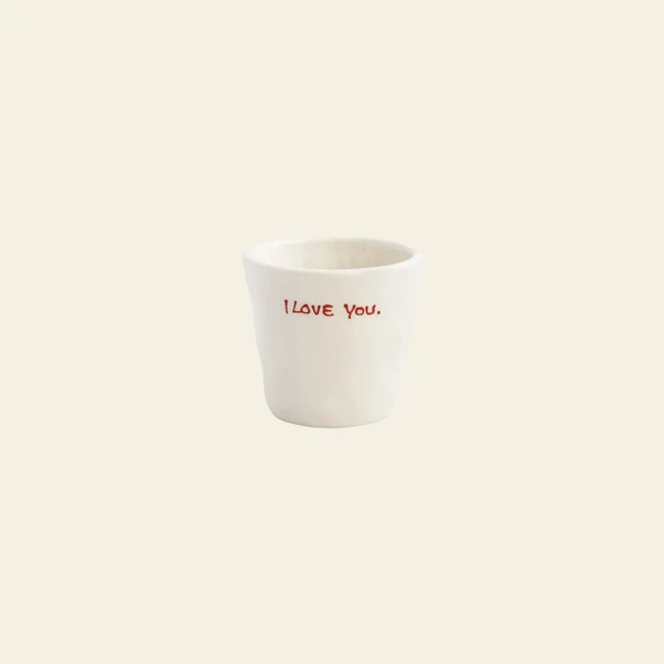 Anna + Nina I Love You Espresso Cup