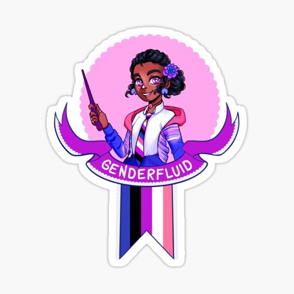 Fierté sorcière fluide | Sticker