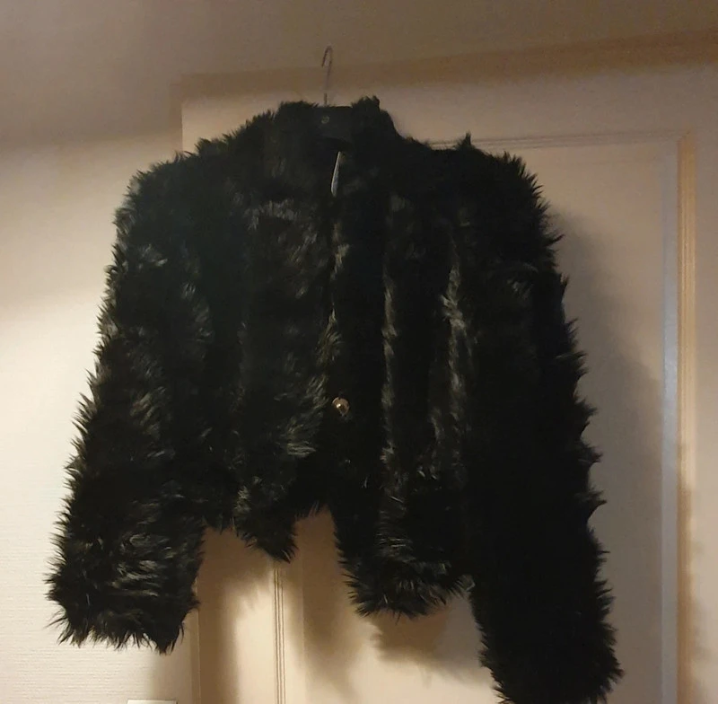Veste fourrure synthétique