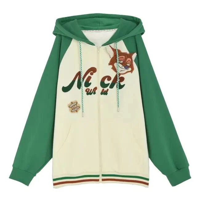 22.34€ 24% de réduction|Manteau à capuche Anime Zootopia pour filles, Judy Hopps Reparing Wilde Girl, veste à capuche Anime, haut Kawaii, cadeau d'anniversaire | AliExpress