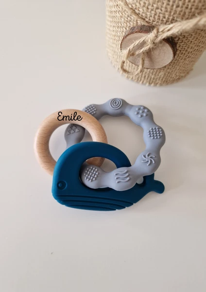 Anneau de dentition / hochet personnalisé pour enfant