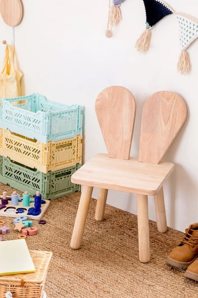 Chaise en bois Buny Style Kids