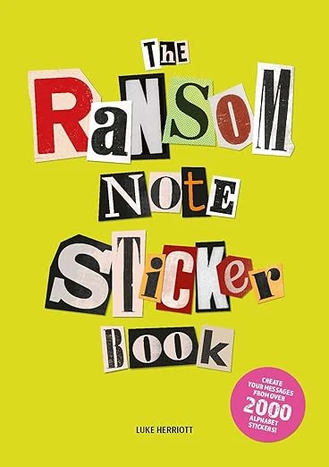 The Ransom Note Sticker Book Broché – 2 mars 2024