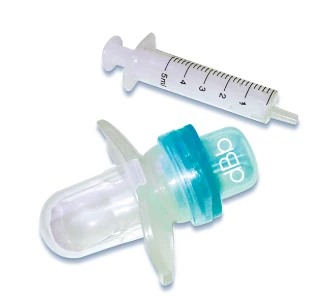 Bebe au Naturel - Sucette pour Médicament - Silicone - (idéal pour diluer les granules homéopathiques dans un peu d'eau)