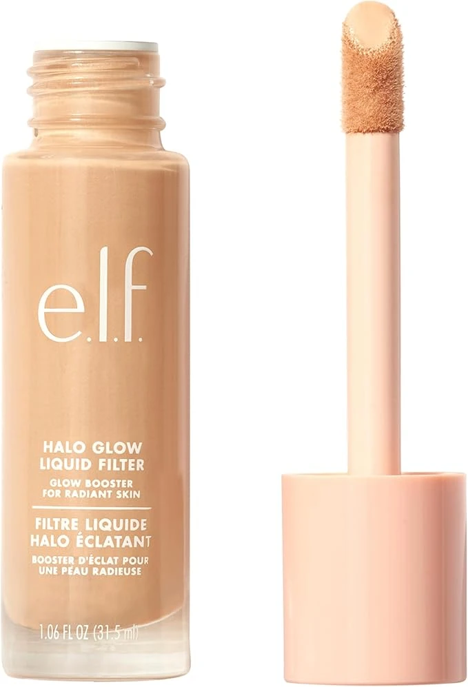 e.l.f. Halo Glow Filtre liquide illuminateur pour un teint éclatant, infusé avec de l'acide hyaluronique - 2 Fair- Light