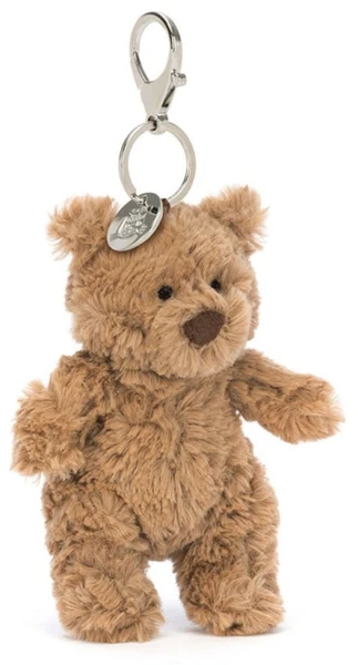 Jellycat - Porte clé ours bartholomew Doudouplanet, Livraison Gratuite 24/48h
