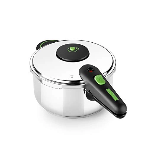 MONIX Presto | Autocuisseur Rapide 4 Litres, Acier Inox 18/10, Compatibles Toutes Sources de Chaleur Induction Incluse