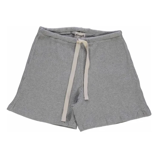 Poudre Organic - Short Côtelé Hortensia - Collection Femme - Gris chiné clair | Smallable