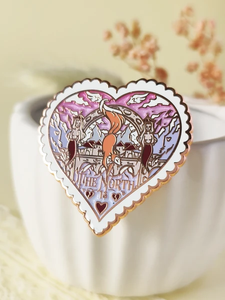 The Magnificent North Stamp Pin