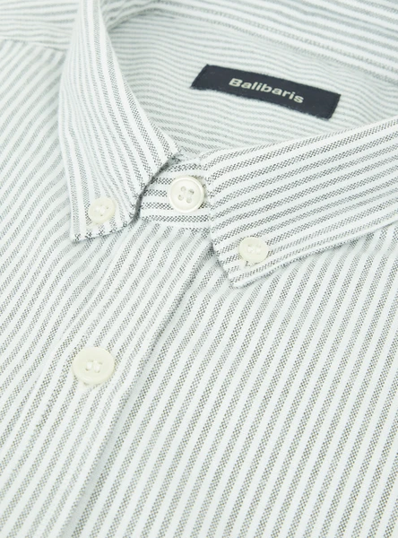 Chemise College à rayures Chrome