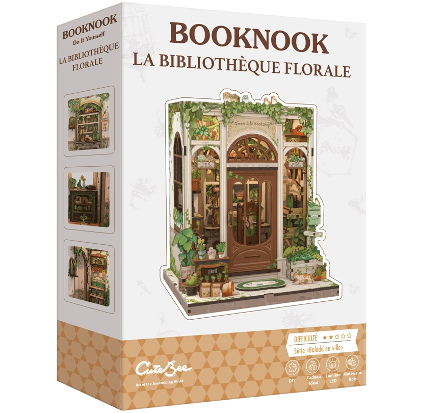 Book nook Cutebee - La librairie végétale