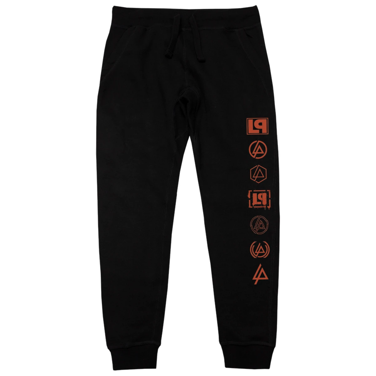 LP Icon Stacks Black Joggers