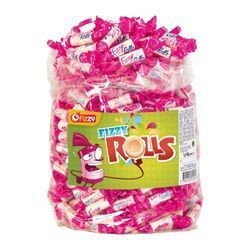 Fizzy Rolls - sachet de 300 rouleaux de bonbons dextrose rouleaux de pastilles dextrose colorées