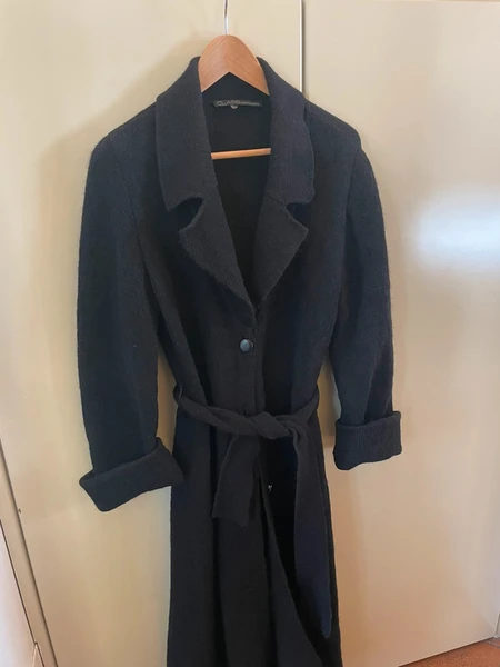 Cappotto lungo da donna in lana viscosa Roberto Cavalli