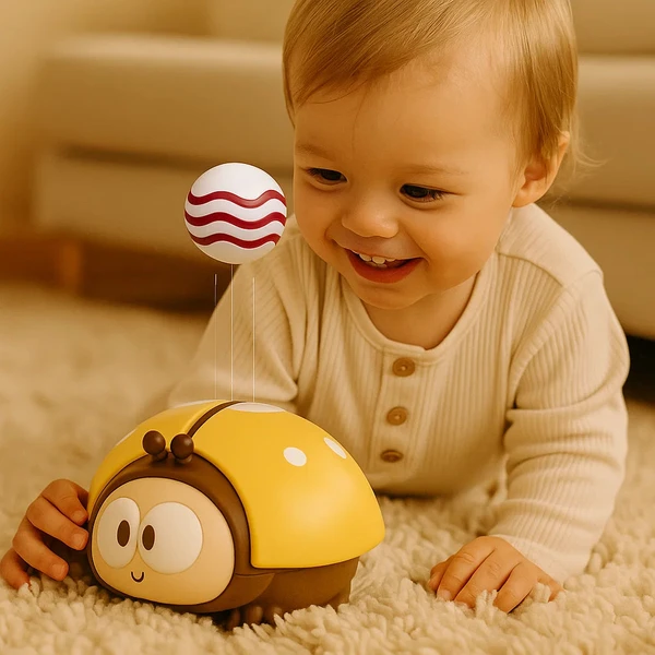 Jouet ballon coccinelle pour bébés
