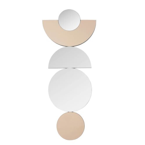 Miroir teinté rose et transparent 46x110 | Maisons du Monde