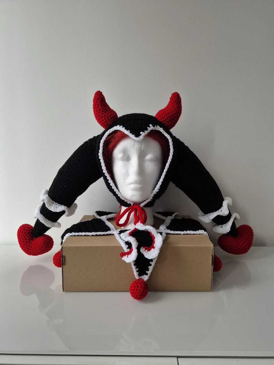 Crochet Red Velvet Jester Set