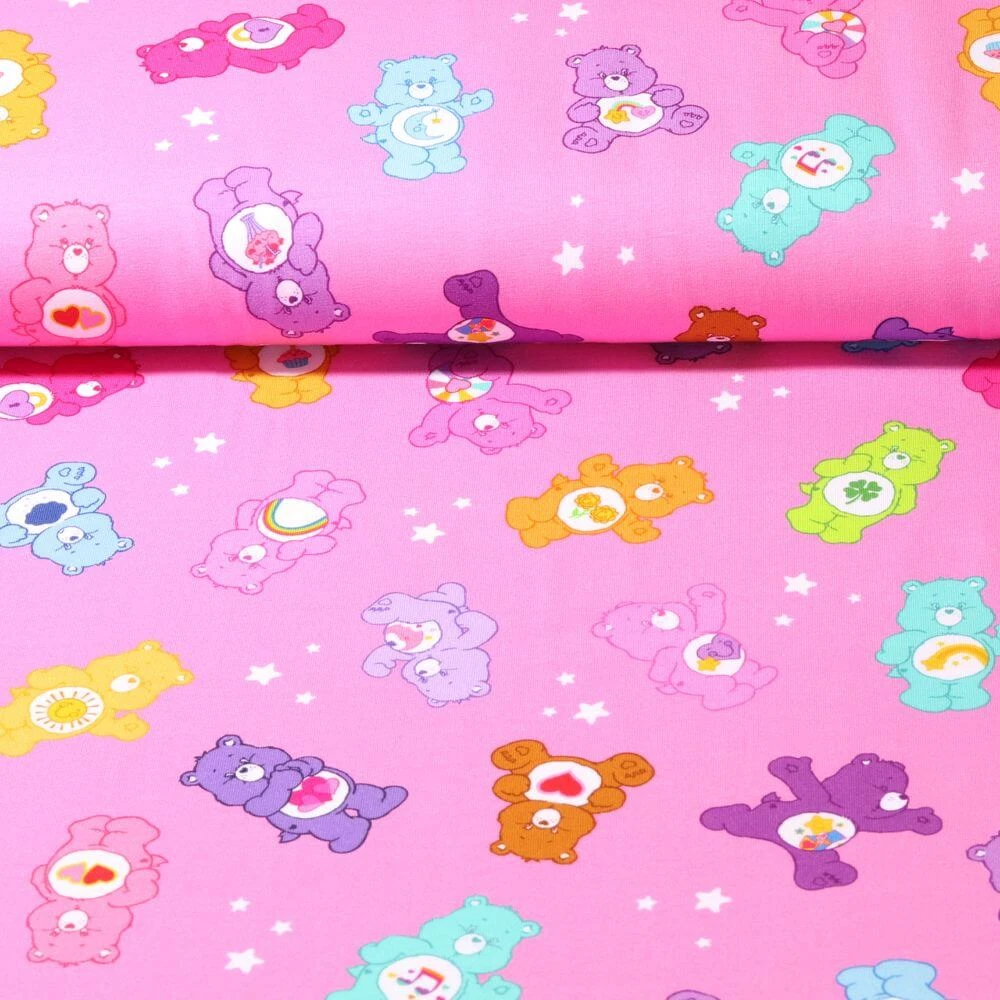 Jersey - Bisounours Impression numérique Rose