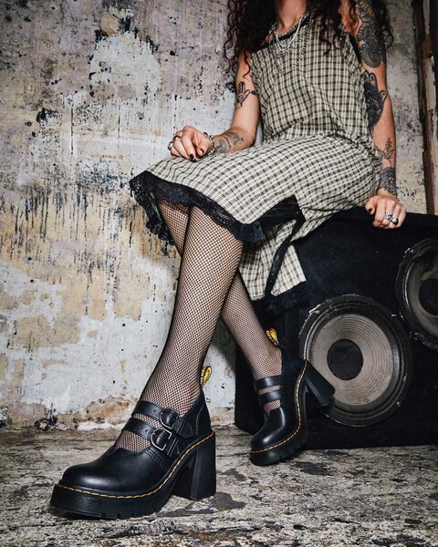 DR MARTENS Chaussures &agrave; talons Eviee Sendal en cuir
