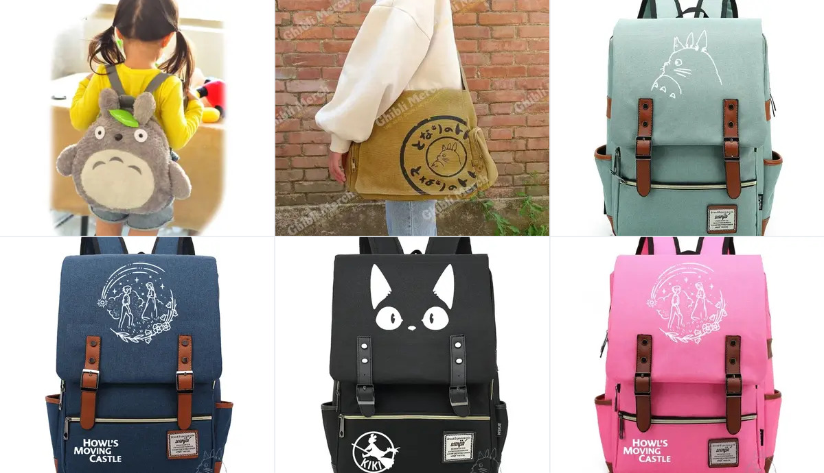 Studio Ghibli Backpack Bags Tote Bags
