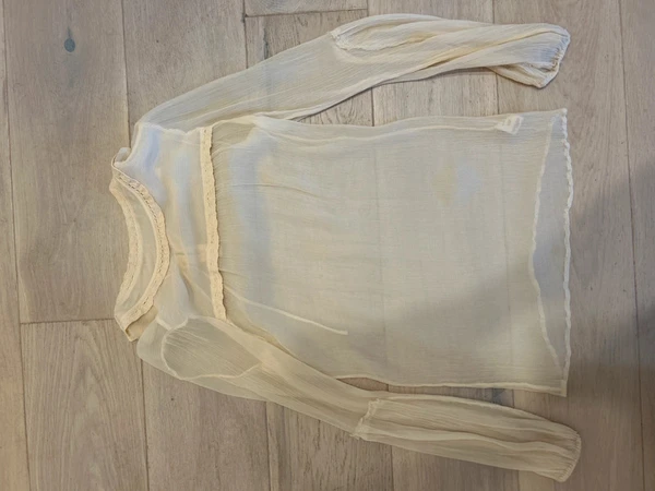 Camicia seta panna Free People