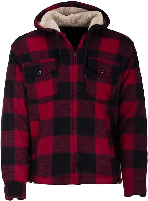 Henry Terre Veste thermique à capuche pour homme - Veste de travail à capuche - Veste thermique à capuche - Taille M à 3XL