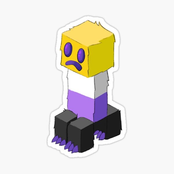 Non-binaire Creeper | Sticker