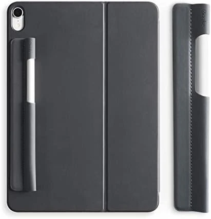 Ringke Pen Sleeve, Coque Apple Pencil Holder Case Accessoires Remplacement Porte Stylet iPad Étui Adhésif Poche Pochette de Protection Porte Pencil Poche Stylet pour iPad, Galaxy Tab - Charcoal Gray