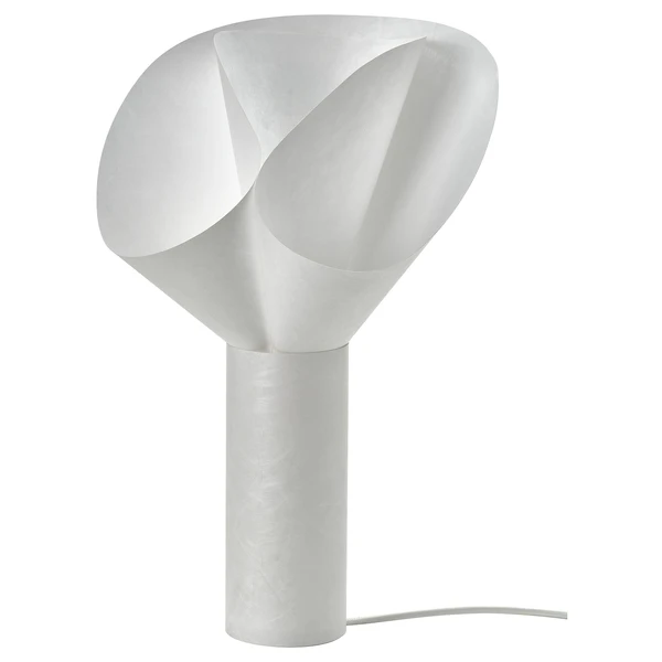 BÄCKNATE Lampe de table - blanc 50 cm