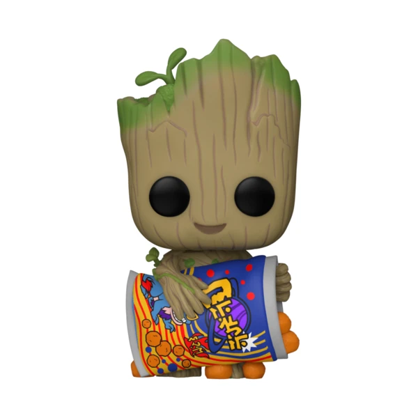 GROOT WITH CHEESE PUFFS - I AM GROOT