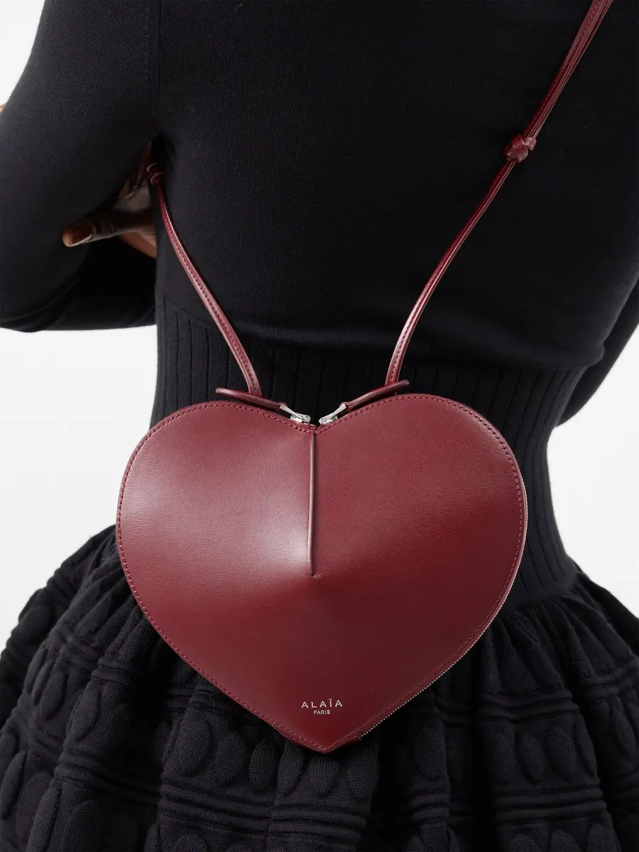 Le Cœur leather cross-body bag
