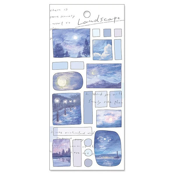 Stickers Landscape - Moon Light