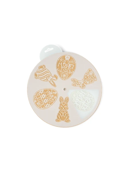 Pochoirs de Pâques | 6 pochoirs. | White