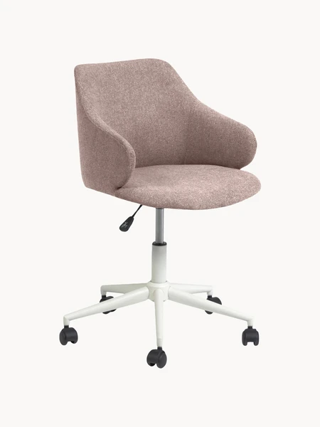 Chaise de bureau pivotante Einara, hauteur ajustable