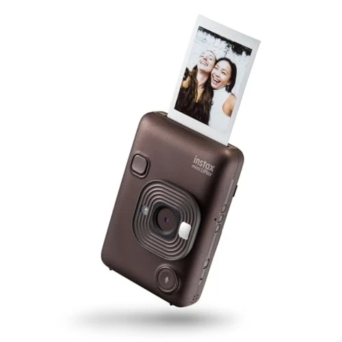 Appareil Photo instantané Hybride INSTAX Mini LiPlay Deep Bronze avec écran LCD arrière de 2,7 Pouces, Emplacement pour Carte Micro SD, Chargement USB Type-c, Film Vendu séparément