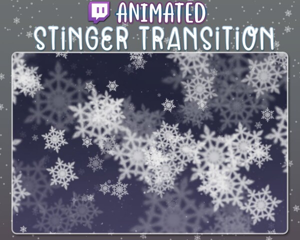  Transition  de scene pour noel