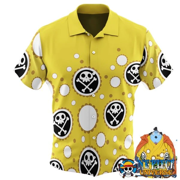 One Piece Jinbe Yellow Wano Hawaiian Shirt new May 4, 2024