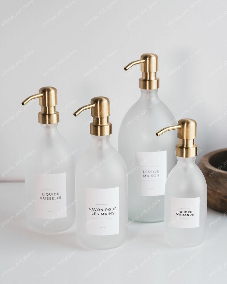 Bouteille distributeur de savon 