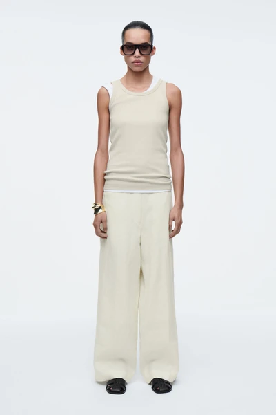 PANTALON DE TAILLEUR DROIT EN LIN