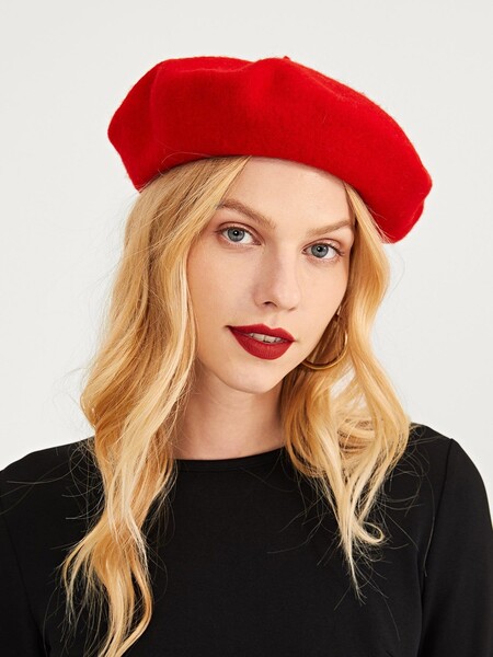 Béret rouge shein