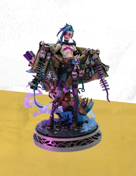 Statue Jinx d'Arcane à l'échelle 1/7 | Boutique Riot Games
