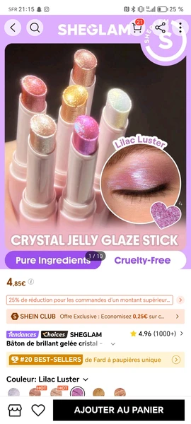 Sheglam jelly stick paillettes 