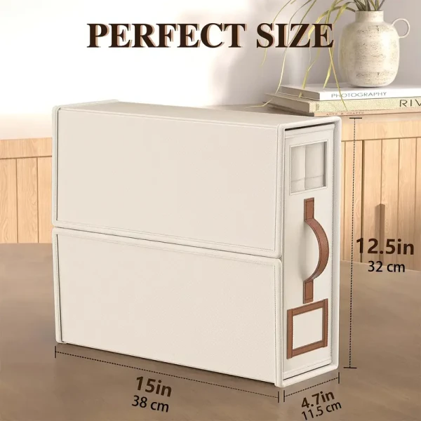 CH▐ Beige + pack de 4▐ bed sheets organizers size foldable