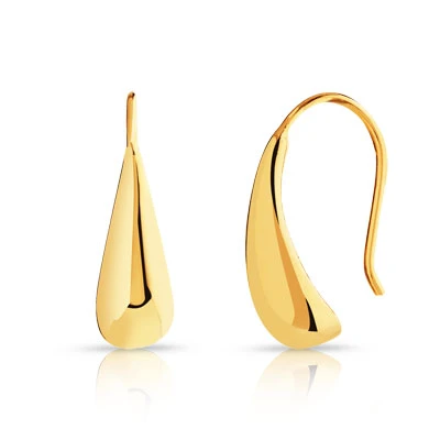 Boucles d'oreilles plaqué or pendants | MATY