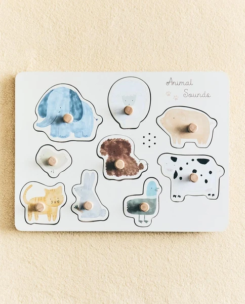 PUZZLE ENFANT CRIS DES ANIMAUX