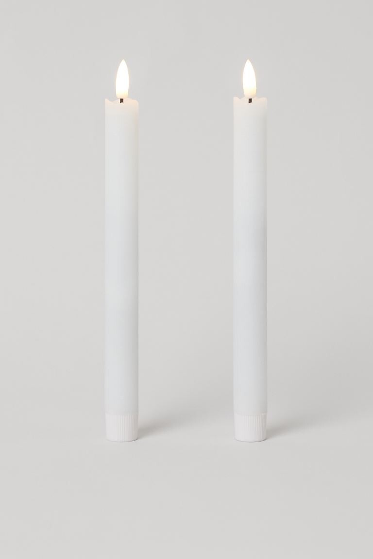 Lot de 2 bougies LED