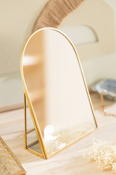 Miroir de Table en Métal Lisbeth